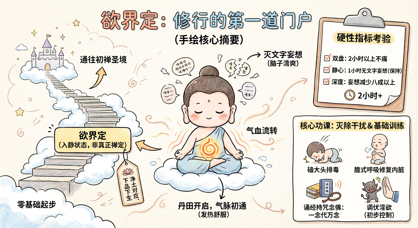 欲界定(一) - 禪定境界圖解